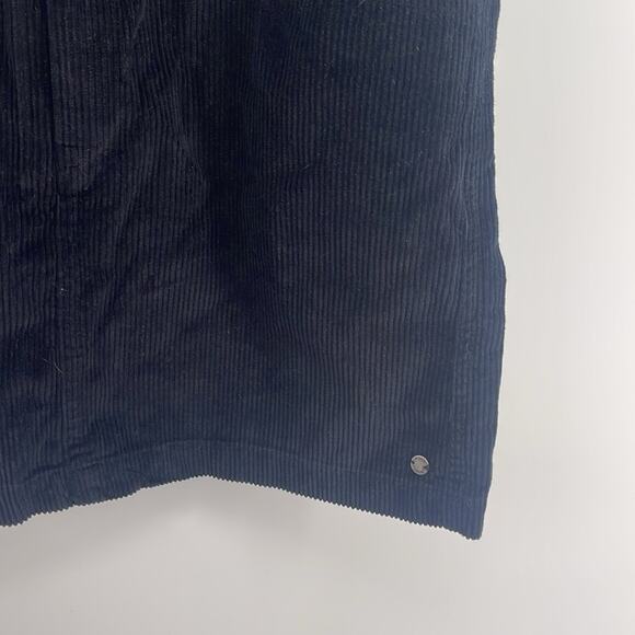 Roxy Silent Days wide tooth corduroy paperbag waist mini skirt sz L - Picture 4 of 6